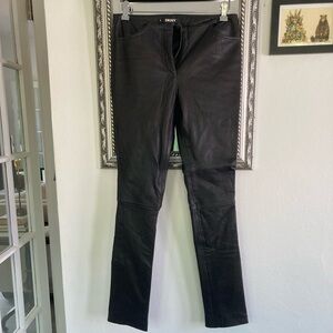 DKNY *RARE* vintage genuine leather pants.